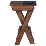 Stool Natural 30 x 30 x 48 cm Solid Reclaim wood 42012399
