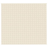 Weighted Blanket Light Cream 200x225 cm 13 kg Fabric 350817