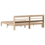 Bed Frame with Headboard without Mattress 180x200 cm Super King 3306794