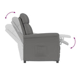 Recliner Chair Dark Grey Dark grey 70.5 x 96.5 x 95 cm Fabric 348402