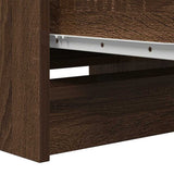 Sideboard Brown Oak 37.5x35x99 cm Engineered Wood 861703