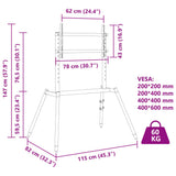 Easel TV Stand for 37-86 Inch Screen Max VESA 400x600 mm 60 kg 4012166