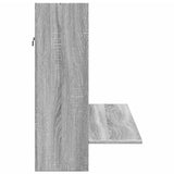 Wall-Mounted Desk Grey Sonoma 105x48x75 cm Engineered Wood 847973