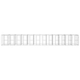 Outdoor Dog Kennel Galvanised Steel 29.04 m 3082292