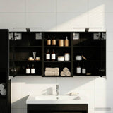 Bathroom Cabinet Set 3 pcs 120 x 10.5 x 60.5 cm Engineered wood 3403737