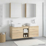 Bathroom Furniture Set 5 pcs Sonoma Oak 3406769