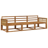 Outdoor Sofa Set 3 pcs Natural Solid Acacia Wood 3382307