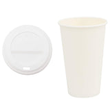Paper Coffee Cups with Lids 1000 pcs 16oz 400ml 3325218