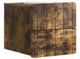 Wall-Mounted Bedside Cabinet Smoked Oak 33 x 34.5 x 43 cm 898305
