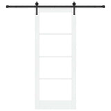 Sliding Door ORKDAL White and Black 83 x 202 cm 3331858