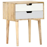 Bedside Cabinet 47x35x59 cm Solid Mango Wood 286481