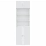 Storage Cabinet White 70x42.5x225 cm Engineered Wood 3281315