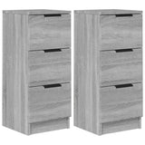 Sideboards 2 pcs Grey Sonoma 30x30x70 cm Engineered Wood 817015