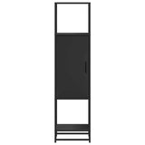 Highboard Black 35.5x35x139 cm Engineered Wood and Metal 849034