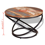 Coffee Table Solid Reclaimed Wood 60x60x40 cm 244015