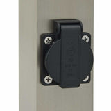 Bollard Lights with Sensor&Outlet 3 pcs 80 cm Stainless Steel IP44 4006068