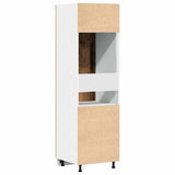 Refrigerator Cabinet Lyon Old Wood 60x57x207 cm Engineered Wood 856125