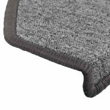 Stair Mats 30 pcs 65x24x4 cm Dark Grey Half Round Large 3365750