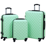 Hardcase Trolley Set 3 pcs Mint ABS 92415