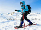 3 in 1 Snowshoes Red and Black 78.5 x 22 cm Aluminum and HDPE 42021439