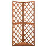 Corner Trellis 50x50x145 cm Solid Fir Wood 316407