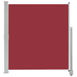 Patio Retractable Side Awning 140 x 300 cm Red 48348