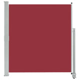 Patio Retractable Side Awning 140 x 300 cm Red 48348
