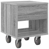 Bedside Table Grey Sonoma 40.5 x 40 x 48 cm Engineered Wood 891066