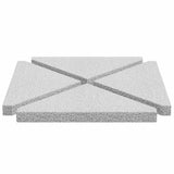 Umbrella Weight Plates 4 pcs Grey Granite Triangular 14 kg 3318585