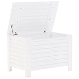 Storage Box with Lid RANA White 100x49x54 cm Solid Wood Pine 4002324