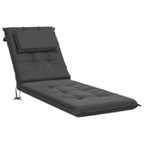 Sunlounger Cushion GEMERT 100% Polyester Anthracite 947526
