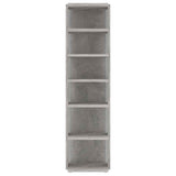 Shoe Cabinet Concrete Grey 27,5x27x102 cm Engineered Wood 808493
