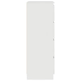 Sideboard High Gloss White 60x35x98.5 cm Engineered Wood 800537