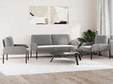 Sofa Sets 3 pcs Light Grey 115 x 56 x 80 cm Plywood 3406217