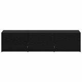 TV Cabinet Black oak 162.5 x 34 x 40 cm Engineered wood 868952