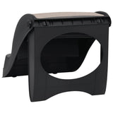 Dog Stair Black Polypropylene 3-step Foldable Dog Stair 171173