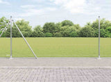 Welded Wire Fence with Concrete Base 50 x 1.4 m 3353845