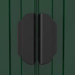 Garden Shed Green 192x108x223 cm Galvanised Steel 319267