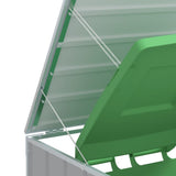 Wheelie Bin Storage for Triple Bins Grey 216x81x115 cm Steel 4006180