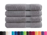 Premium Shower Towels "SOLUND" 4 pcs Grey 70x140 cm 600 gsm 137309