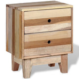 Bedside Cabinet Solid Reclaimed Wood 244234
