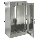 Mailbox with Storage Black 30 x 20 x 55 cm Galvanised Steel 874952