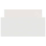 Bed Frame without Mattress White 90x190 cm Single Engineered Wood 835939