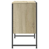 Bathroom Sink Cabinet Sonoma Oak 60x33x60 cm Engineered Wood 842457