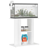 Aquarium Stand White 60x30x60 cm Engineered Wood 833567