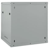 Network Cabinet with Storage Grey 60 x 60 x 65 cm Steel 42017640