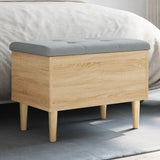 Storage Bench Sonoma Oak 62x42x46 cm Engineered Wood 835070
