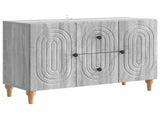 TV Cabinet Grey Sonoma 89 x 34.5 x 60 cm Engineered Wood 894201