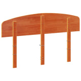 Headboard Wax Brown 120 cm Solid Wood Pine 842513