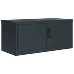 ZNTS File Cabinet Anthracite 90x40x110 cm Steel 3188328